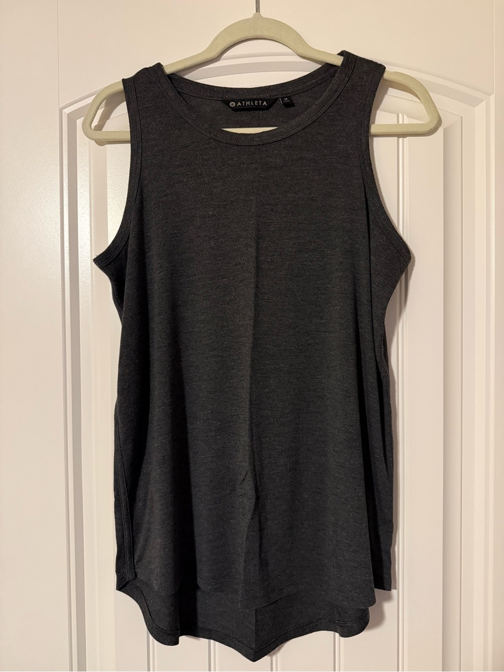 Athleta Charcoal Gray Sleeveless Tank